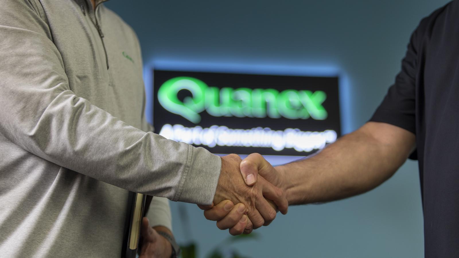 Quanex handshake