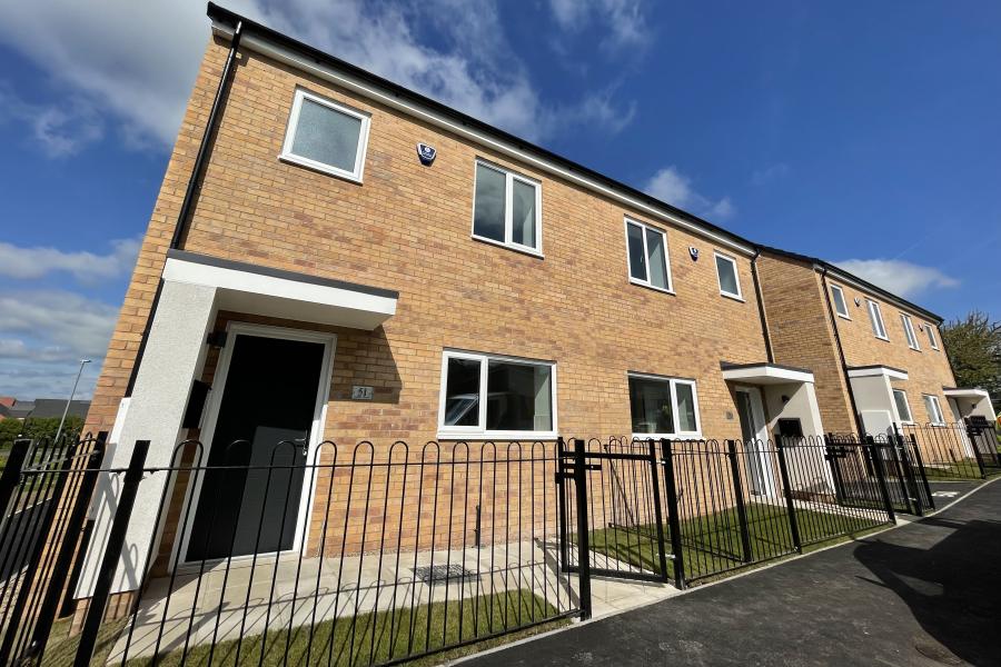 Passivhaus graded home in Mansfield 