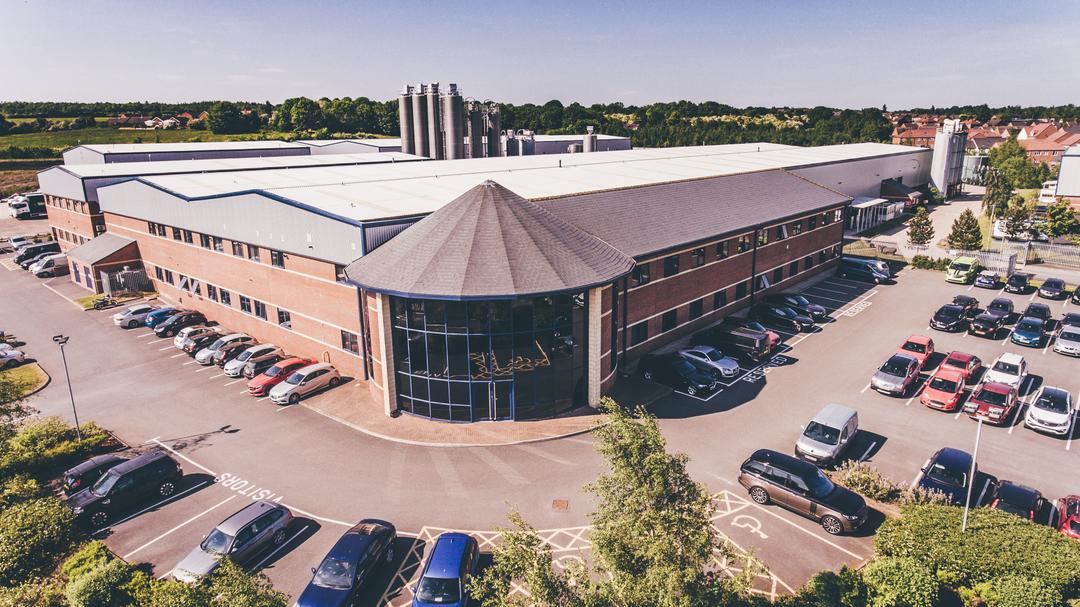 External aerial view of Liniar HQ