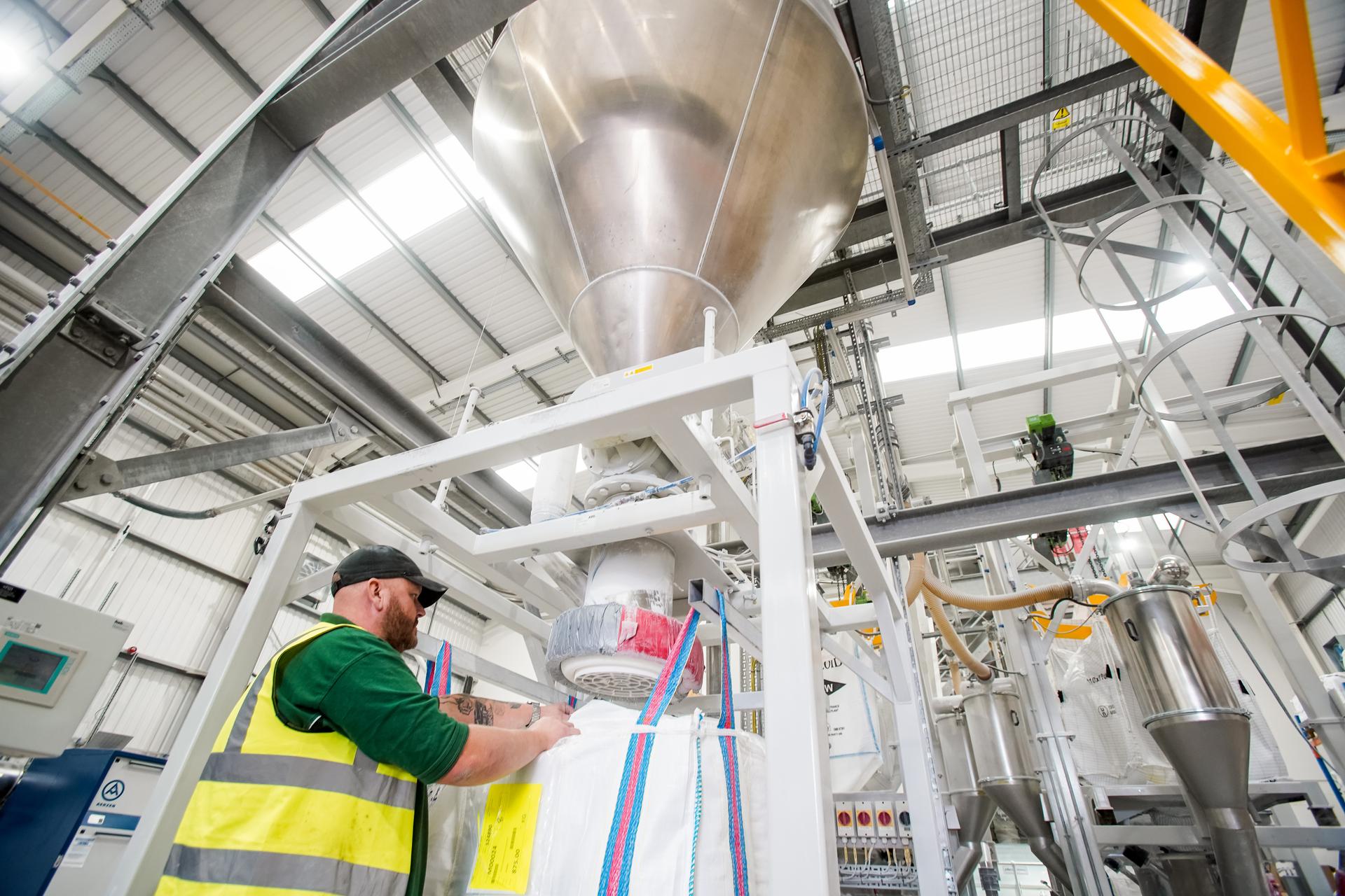 Working in the Mixing Plant