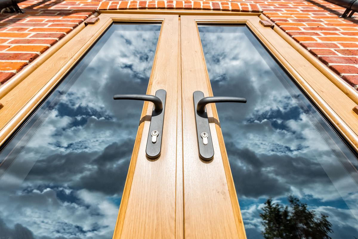 irish oak french doors