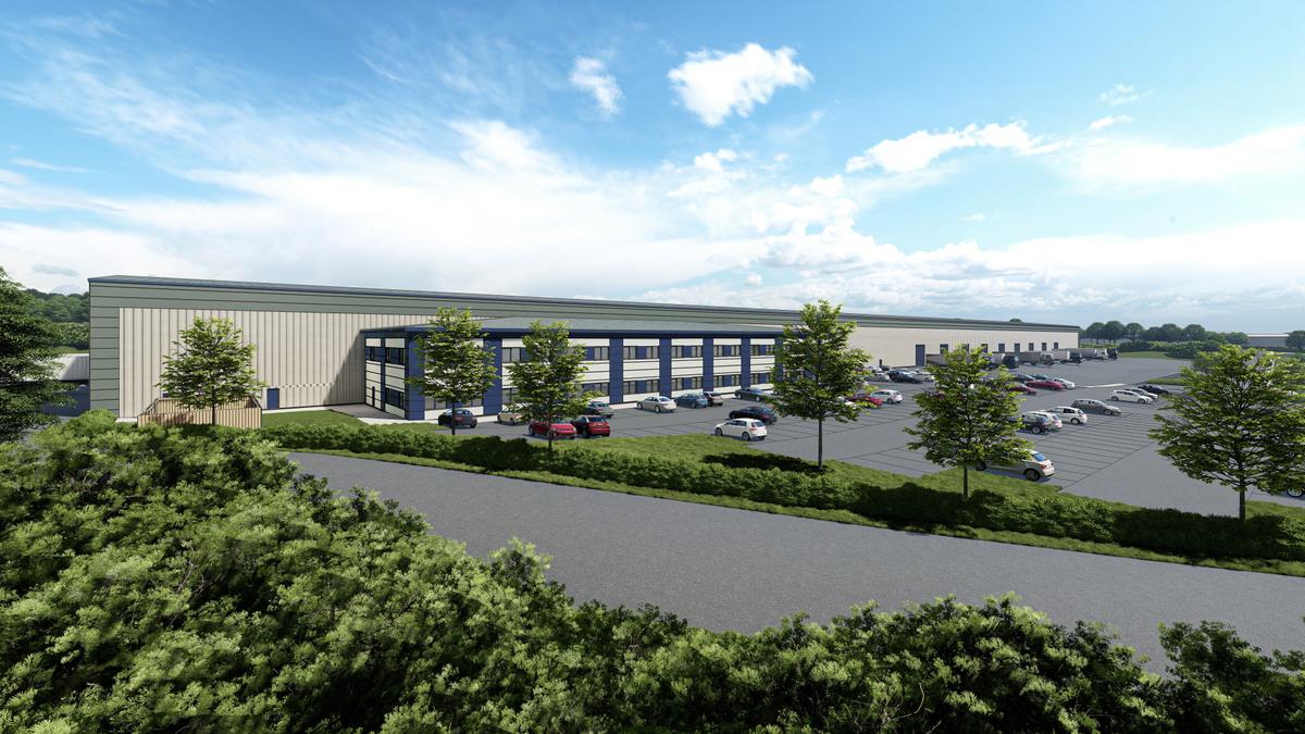 Artist's impression of new Liniar warehouse expansion