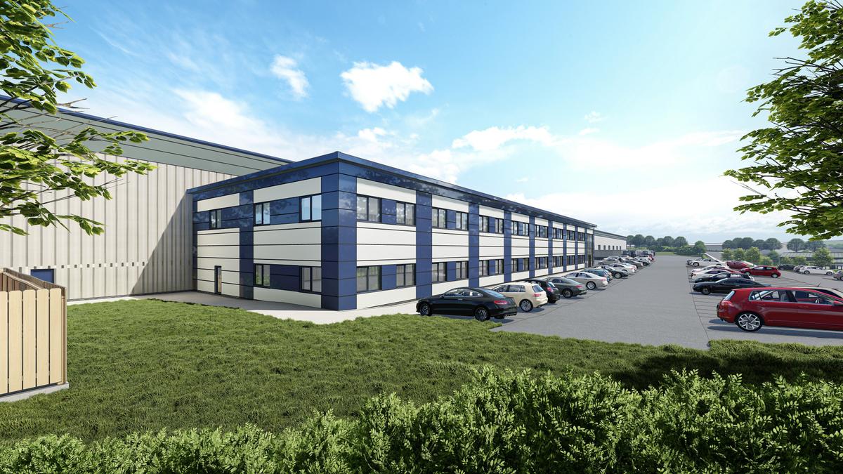 Artist's impression of new Liniar warehouse expansion