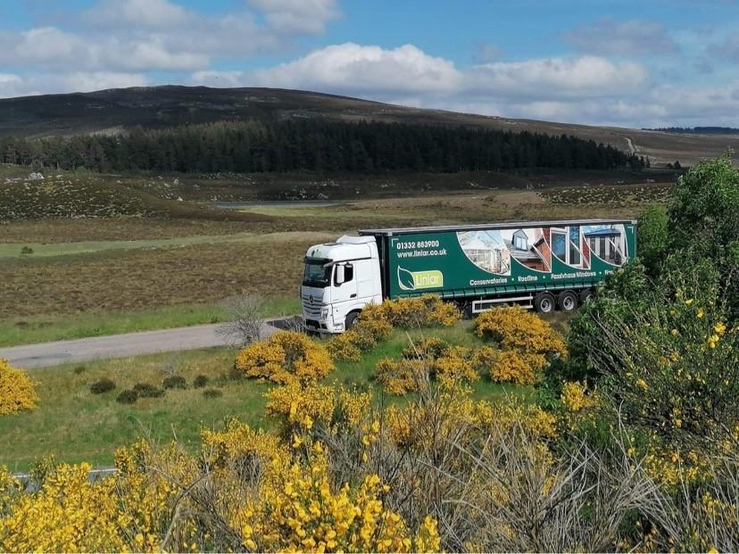 Lorries in Liniar fleet