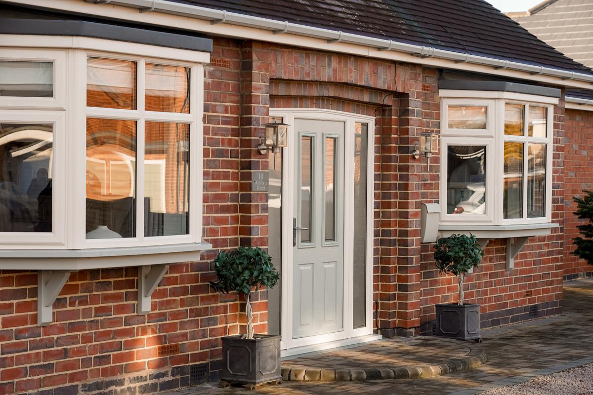 Dormer bungalow with Liniar 70mm EnergyPlus Bow windows