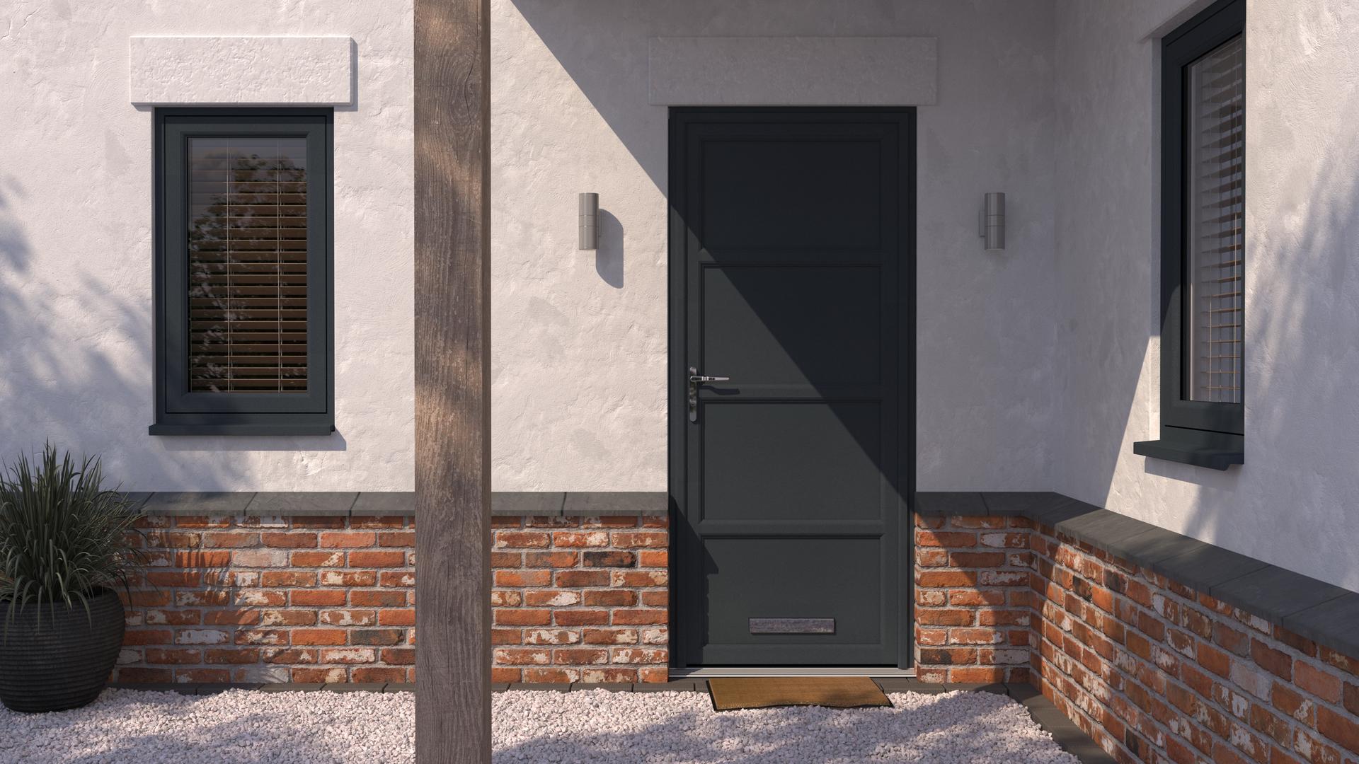 Alumina residential door