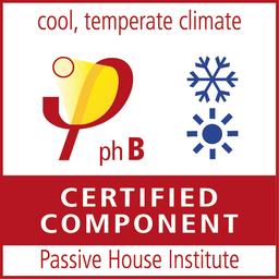 Passivhaus-certified component