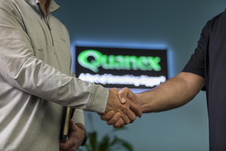 Quanex handshake